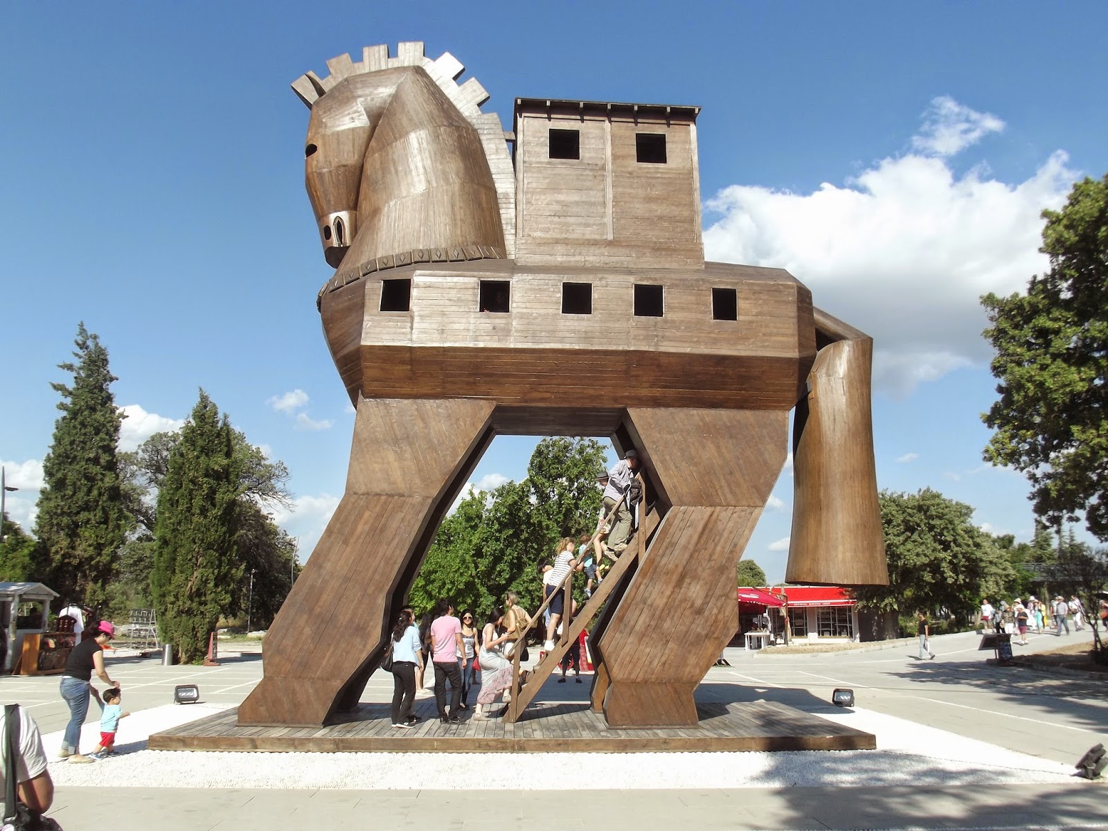 Wooden Trojan Horse